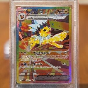 PROXY FAN MADE Jolteon EX Pokémon Card PSA10